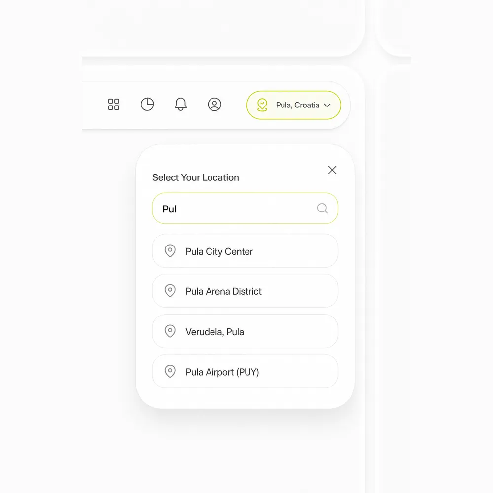 Location picker